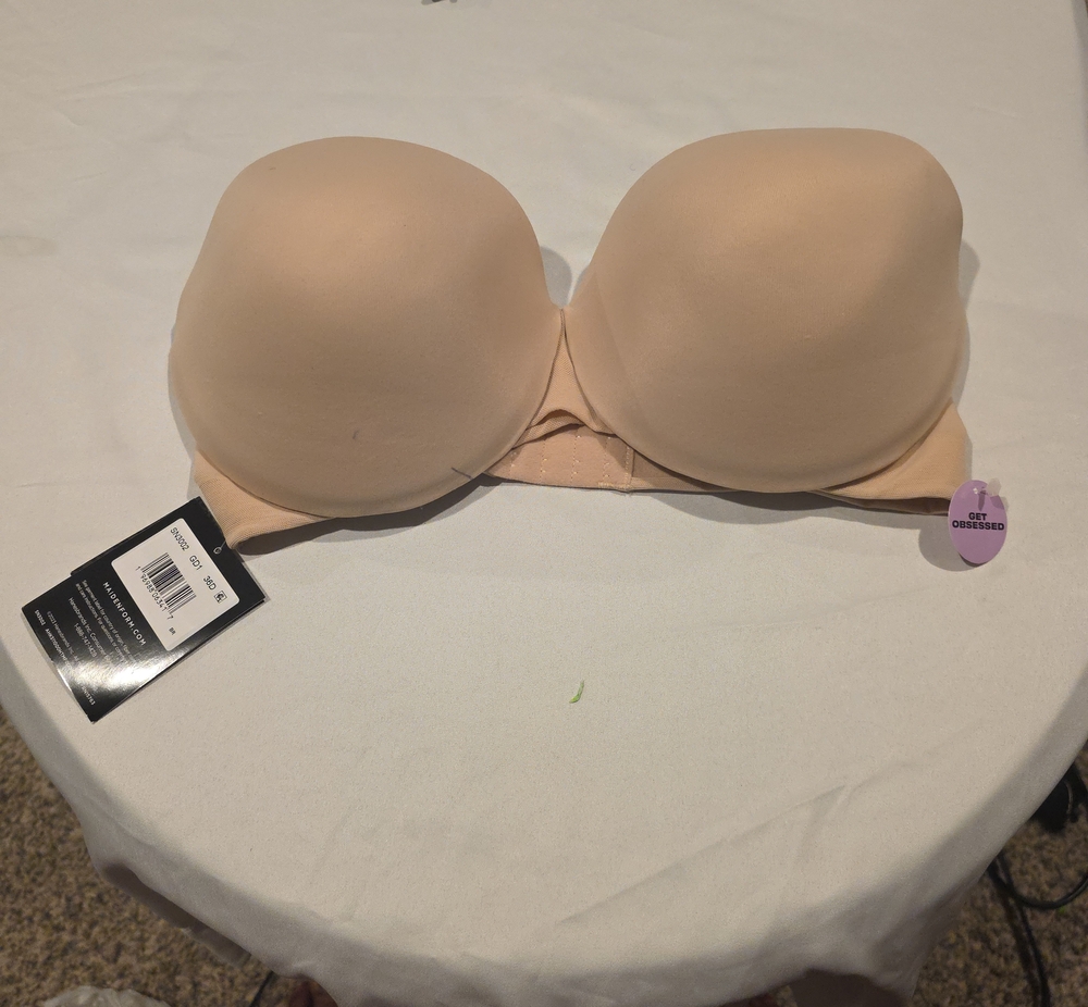 Maidenform Strapless Push-Up Bandeau in Nude